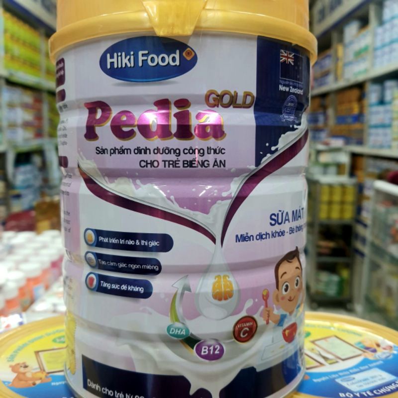 Sữa bột HIKIFOOD PEDIA GOLD 850G