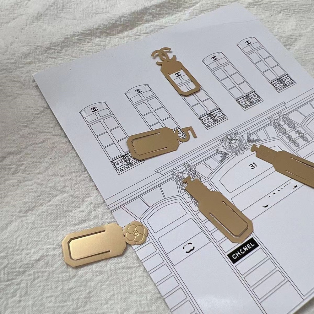 N°Set 5 Bookmark Hình Hoa Trà