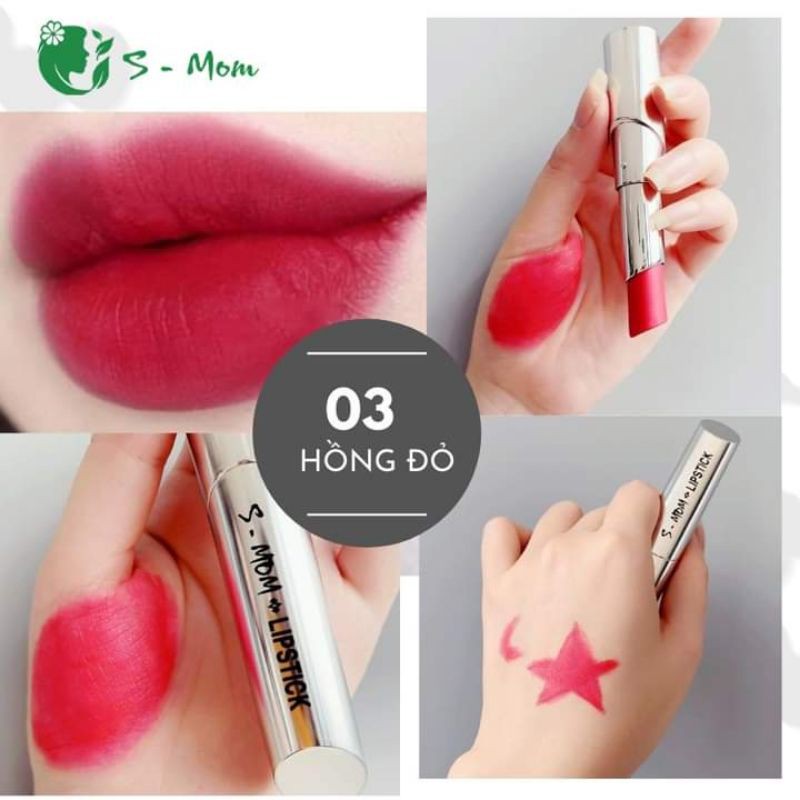 Son Lụa S.mom Son Không Chì Cho Mẹ Bầu