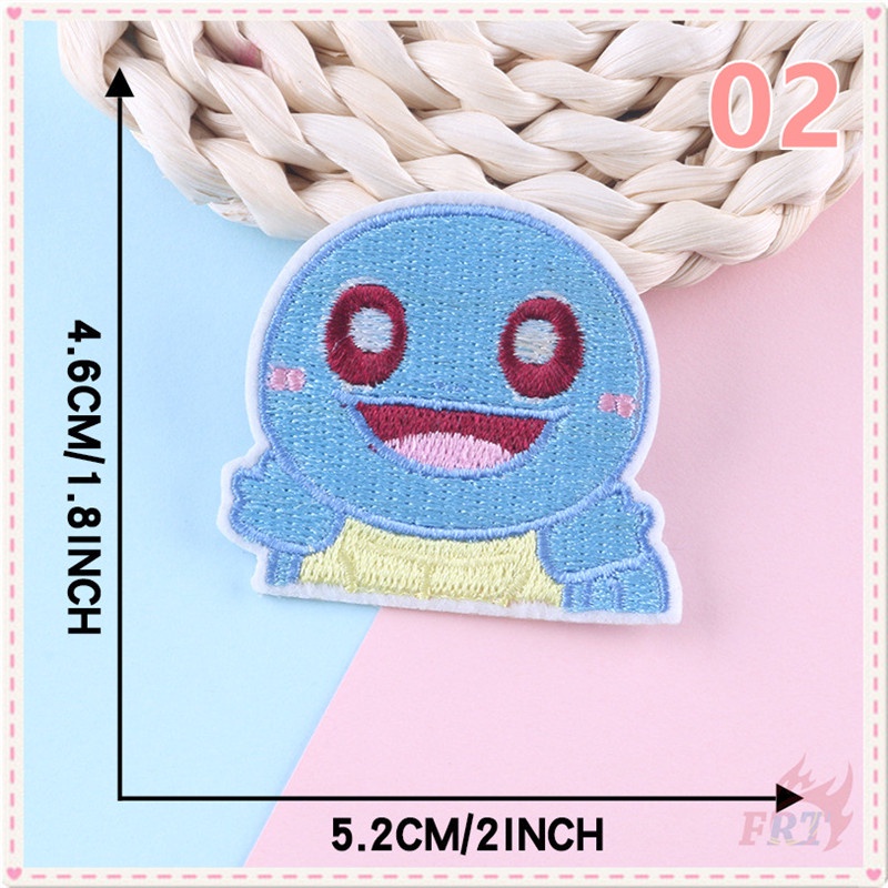 Miếng Dán Ủi Thêu Hình Pokemon Đáng Yêu