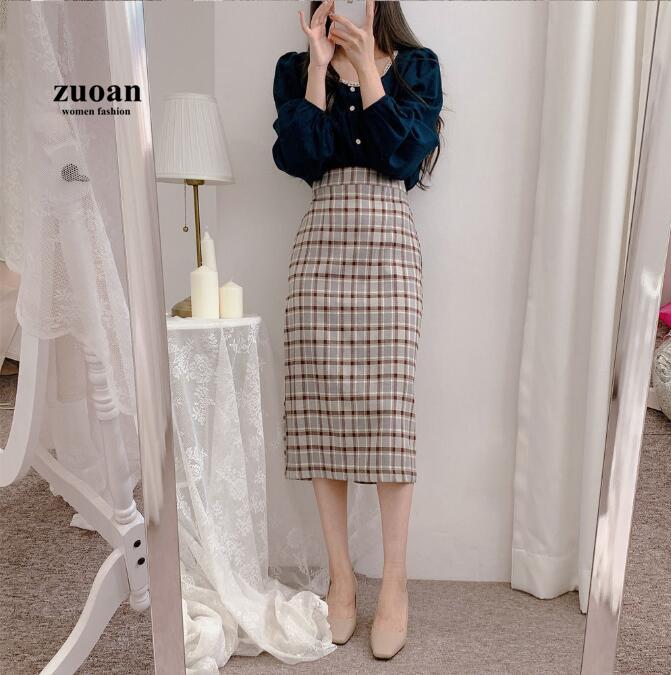 Áo/ Chân váy SUXI màu trơn kiểu Hàn Quốc xinh xắn cho nữ