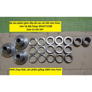 Bộ Puly đa năng uốn hôp vuông cho máy uốn ống 3 trục. Bộ khuôn uốn hôp đa năng từ hộp 14 - 50 cho máy uốn ống 3 trục.