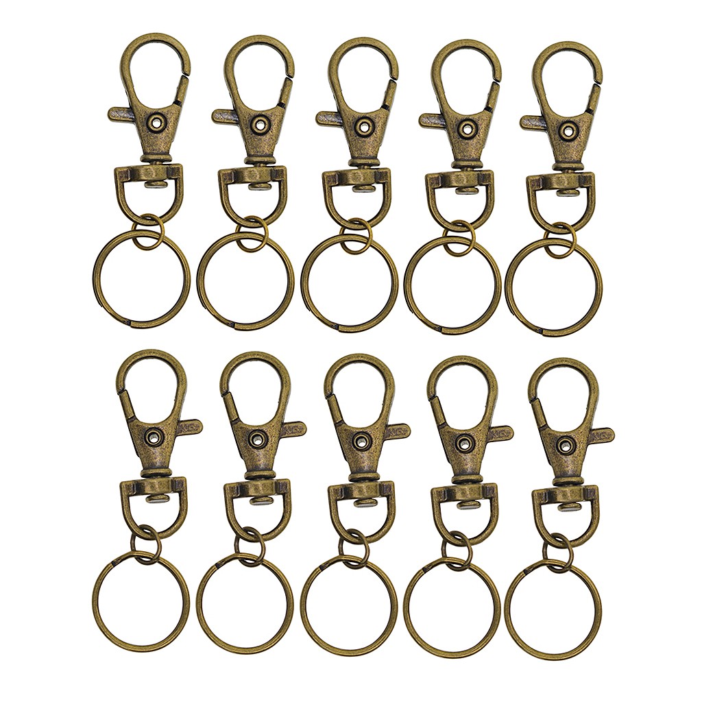 [Lzdhuiz] 61 Móc Khóa Kim Loại Làm Trang Sức Thủ Công DIY