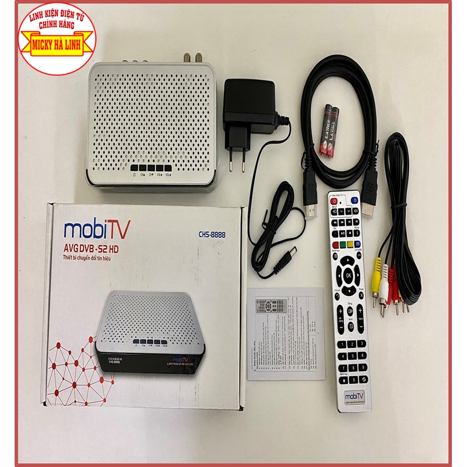 ĐẦU THU KỸ THUẬT SỐ VỆ TINH MOBITV S2 HD HÀNG CHÍNH HÃNG