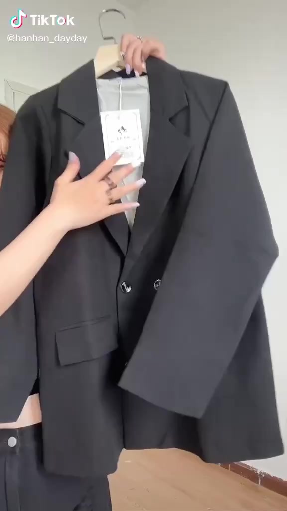 ÁO BLAZER NỮ 2 LỚP TÚI NẮP HÀN QUỐC( ảnh thật/ có sẵn) | BigBuy360 - bigbuy360.vn