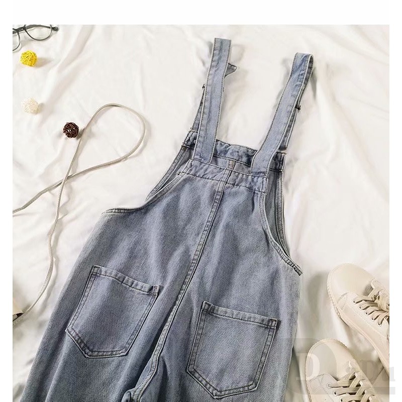 Quần Dài Denim Lưng Cao Hở Lưng Có Dây Điều Chỉnh Được Thanh Lịch Cho Nữ