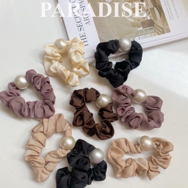 Cột tóc lụa thời trang nữ phong cách hàn quốc shoes paradise ct2