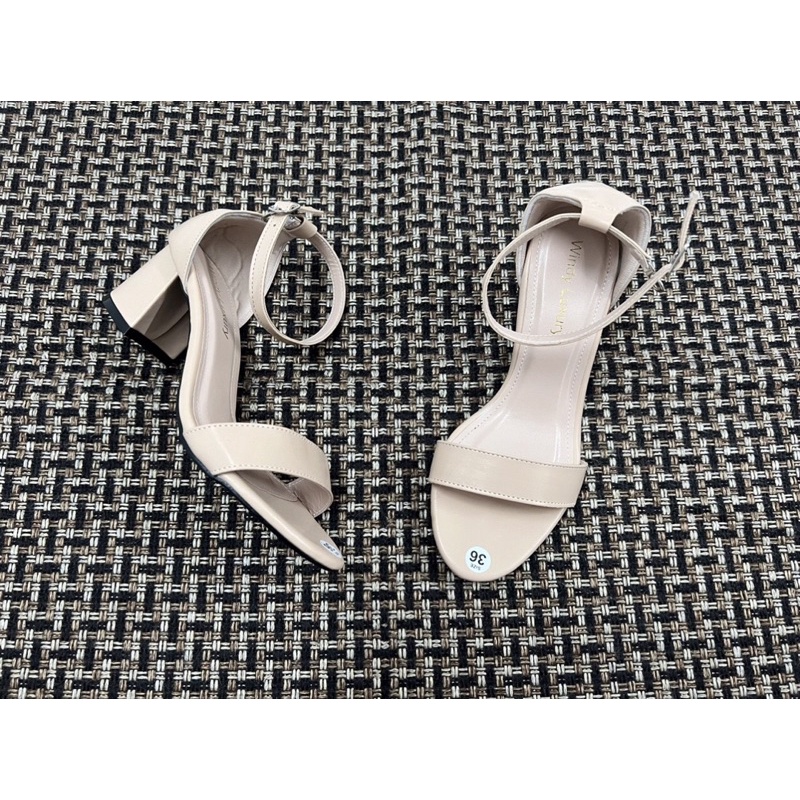 [Sỉ giày dép nữ] Sandal nữ quai ngang bít gót đế vuông 5p mũi tròn đi cực thích