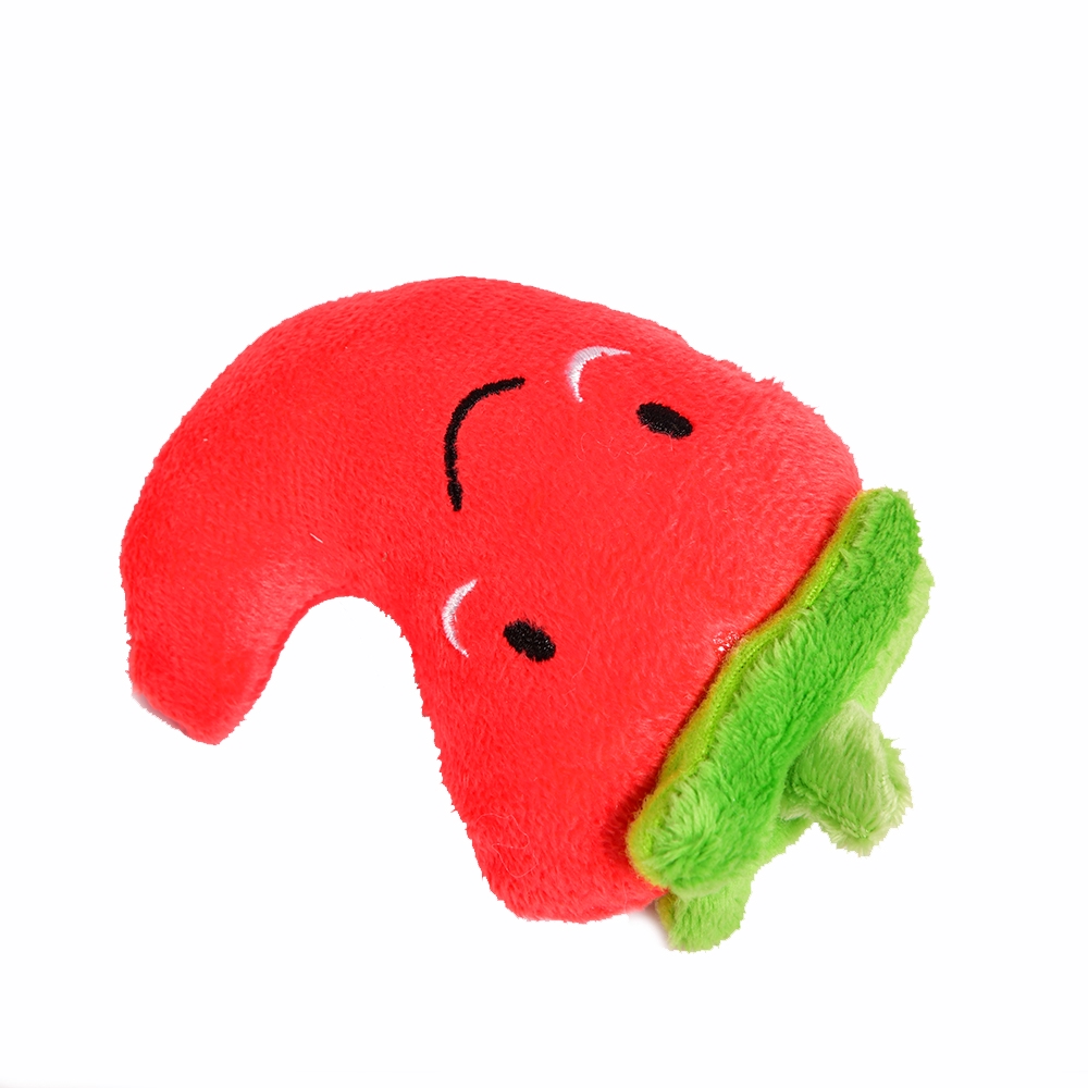 Đồ chơi Squeaky dễ thương cho thú cưng Mèo sang trọng Đồ chơi lông cừu cho mèo Sản phẩm tương tác dành cho thú cưng Trái cây dành cho chó nhỏ TY0066