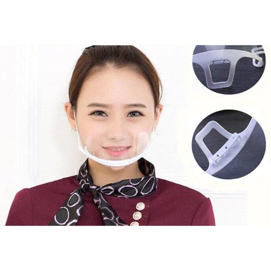 Khẩu Trang nhựa che miệng khi giao tiếp hoặc chế biến thức ăn , phun xăm , spa