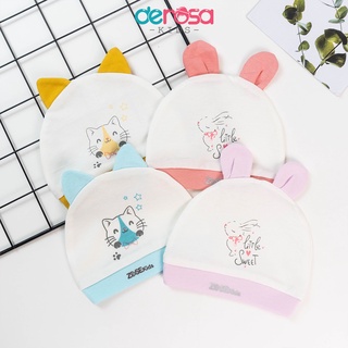 Mũ sơ sinh cho bé chất liệu cotton DEROSA KIDS AWBB019M