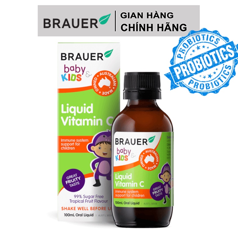 Vitamin C Brauer cho bé từ 1 tuổi