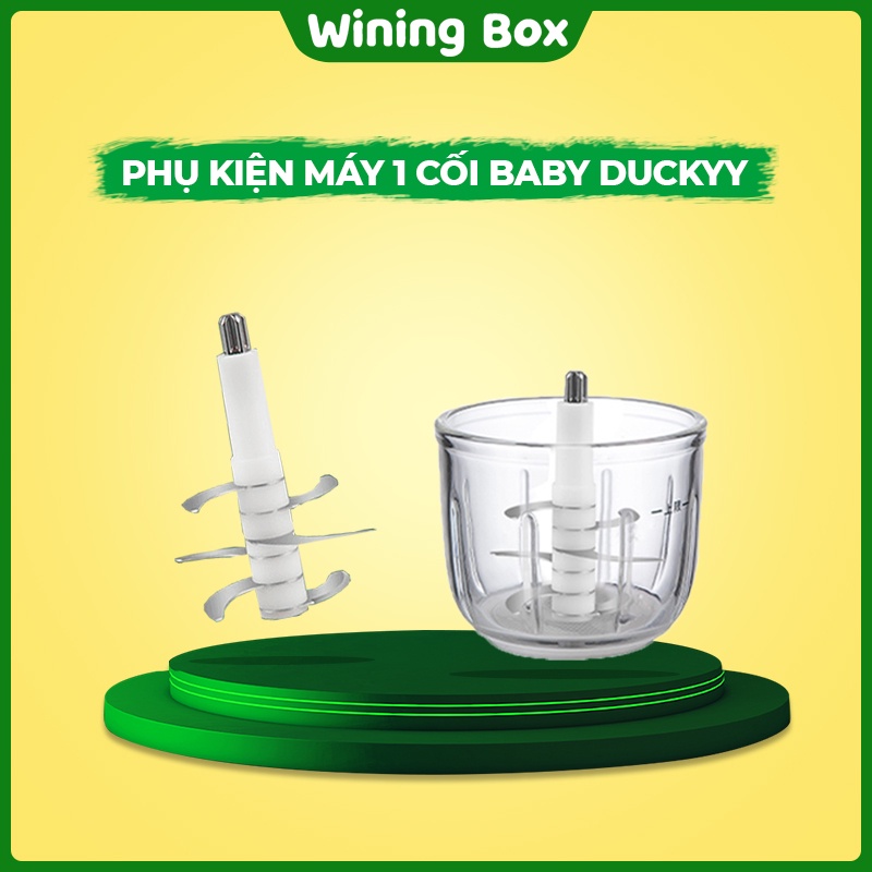 Phụ kiện lưỡi dao, cối thủy tinh cho máy xay Babyduckyy chính hãng winingbox