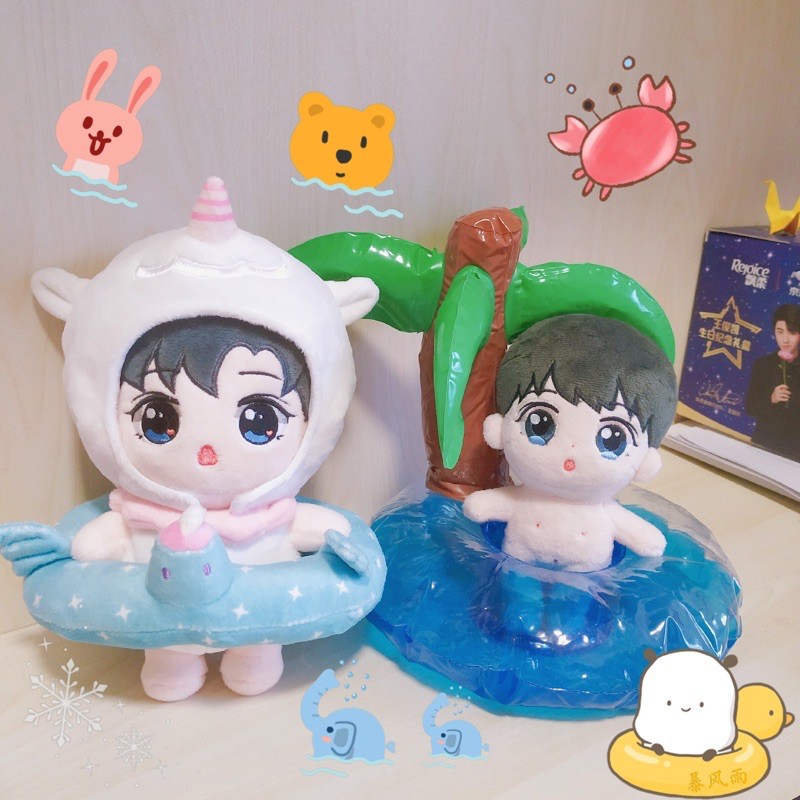 Phao cho doll và để cốc