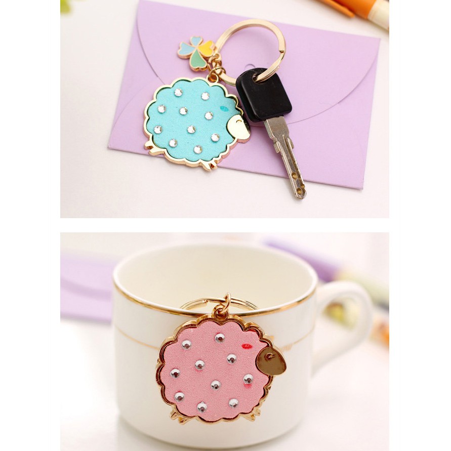 Móc chìa khóa cao cấp con cừu