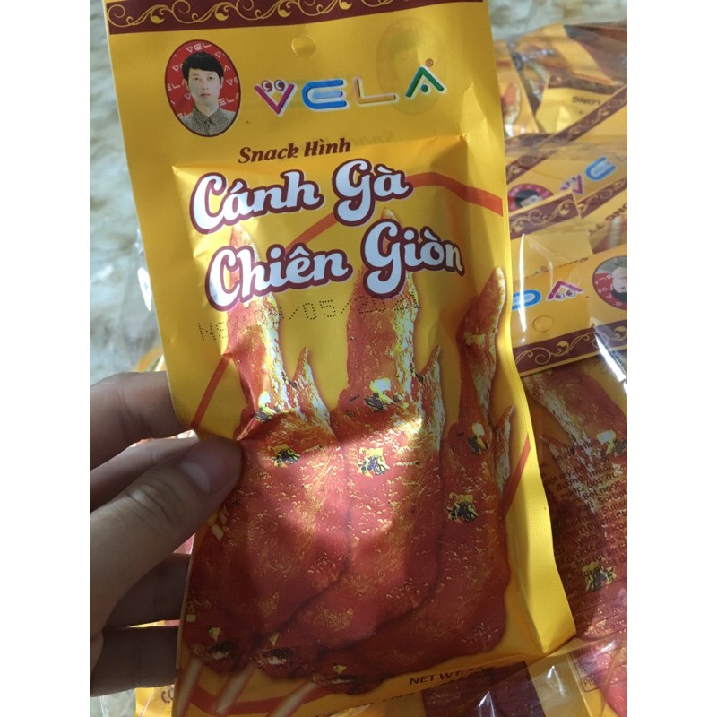 [Mã GROSALE5 giảm 10% đơn 150K] Combo 10 gói snack cánh gà chiên giòn Việt