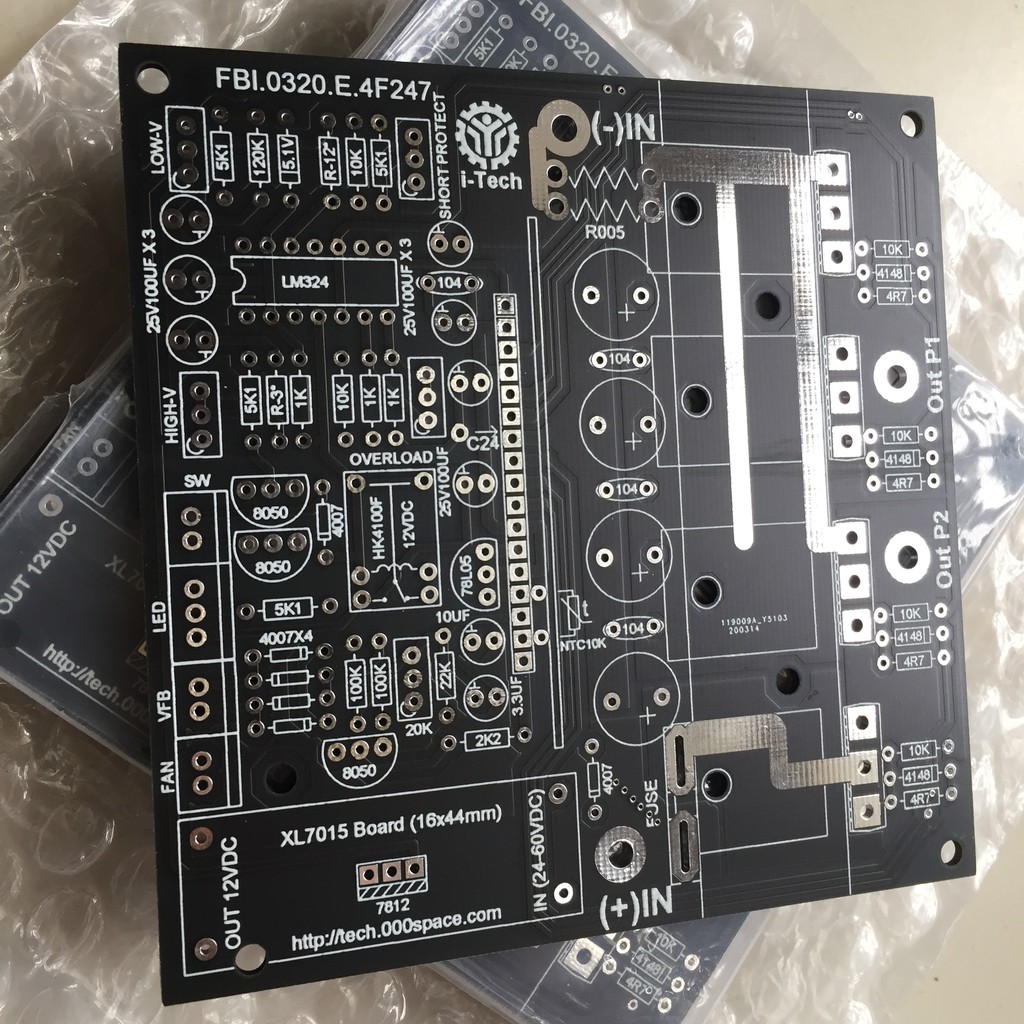 DIY bo mạch kích điện DC - AC sóng sin chuẩn - FET TO247-LM324