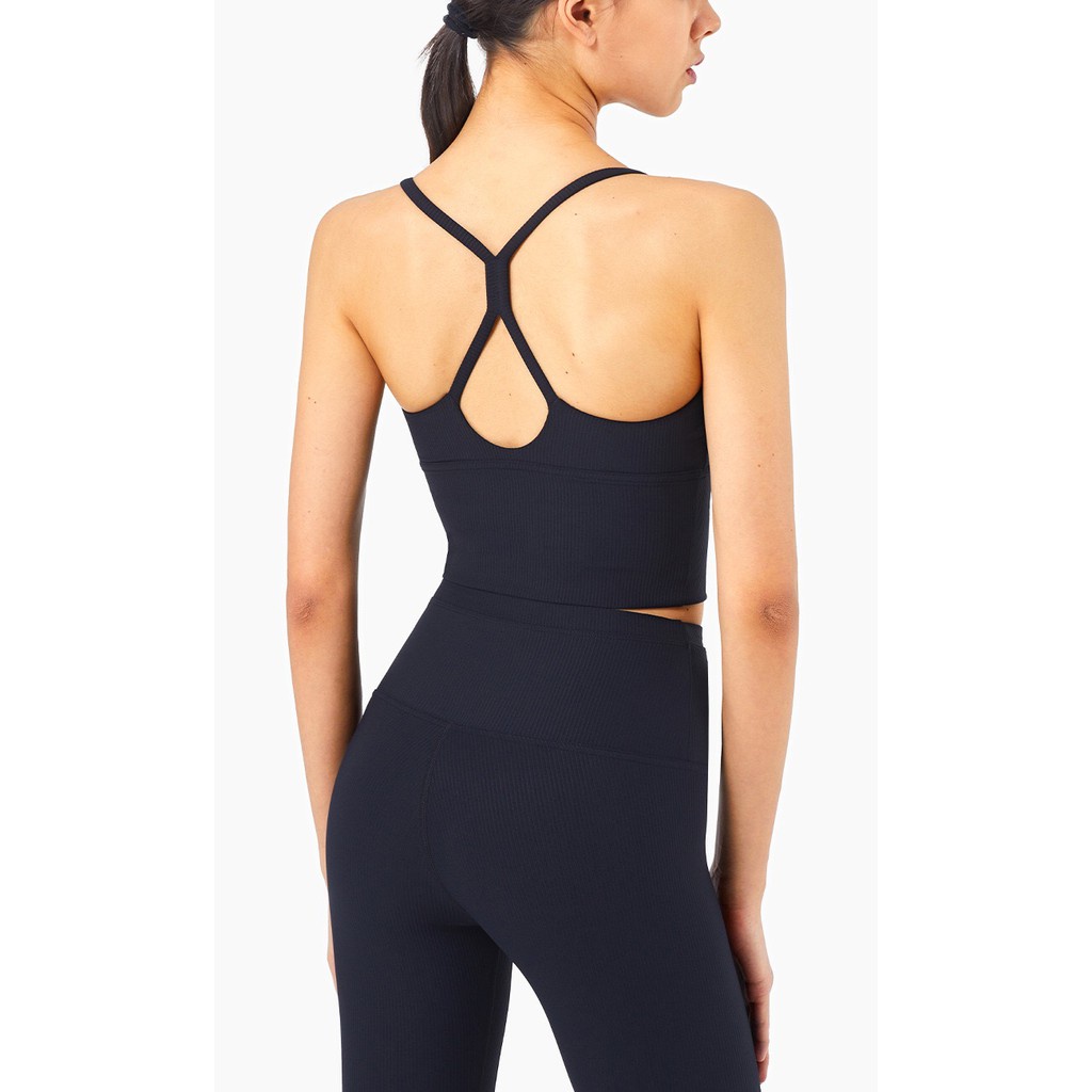 Áo ngực thể thao chạy bộ yoga HOPPE FUMENG hai dây hở lưng thời trang năng động dành cho nữ