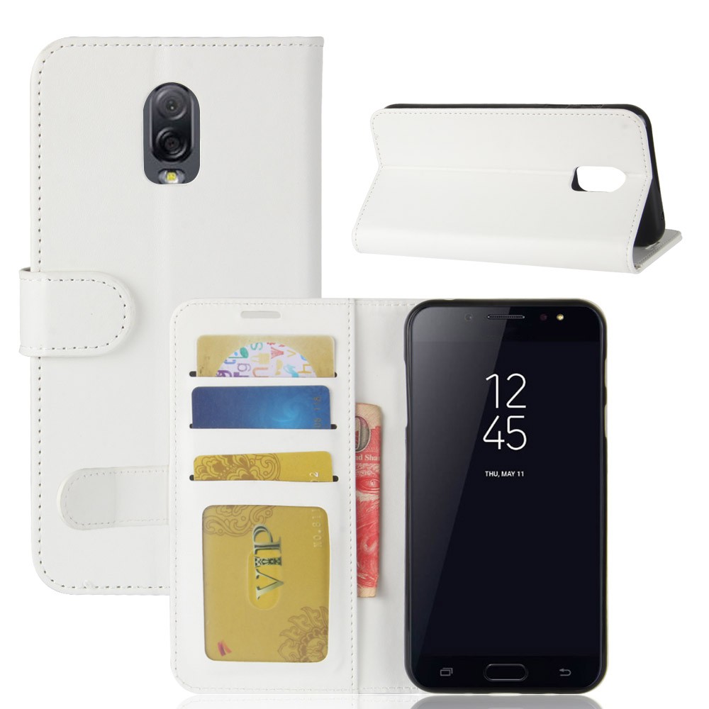 Bao da kiểu ví gập nam châm cho Samsung Galaxy J7 Plus Duo/J7 Prime/A8