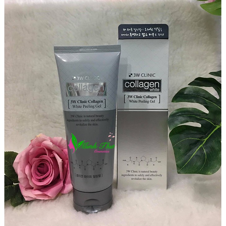 Gel Tẩy Tế Bào Chết 3W Clinic Collagen 180ml [Chính hãng]