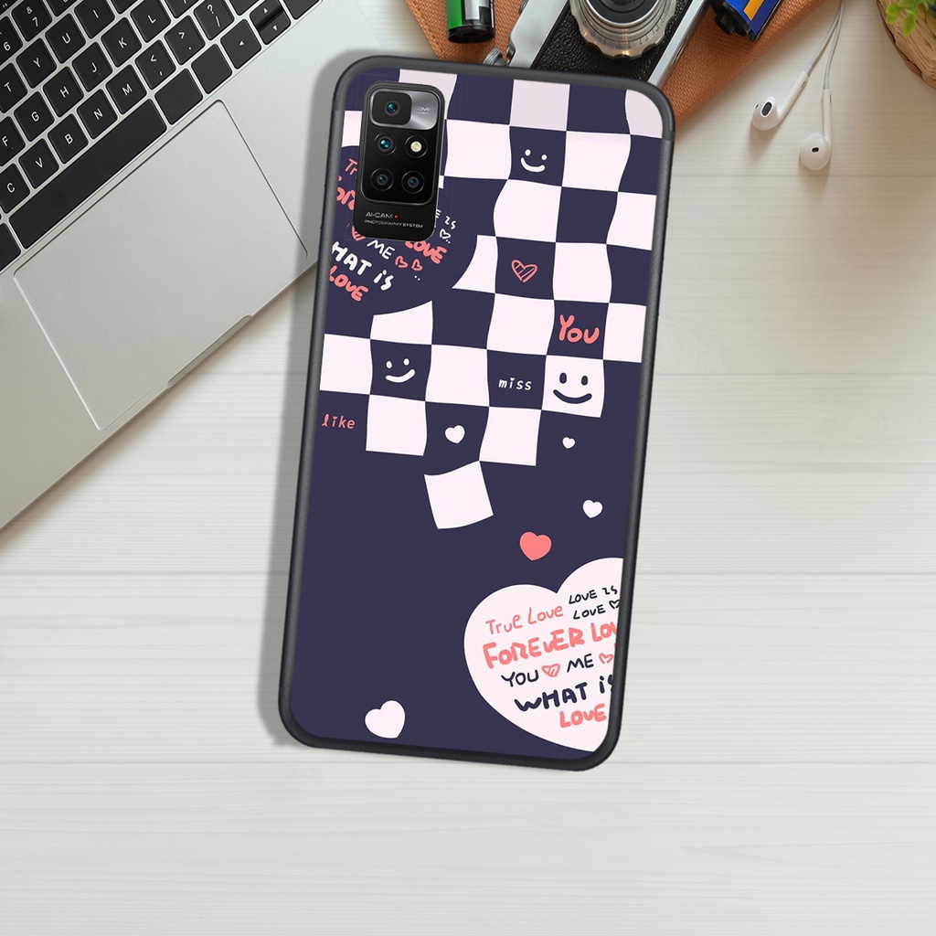 Ốp Lưng XIAOMI REDMI 10 - REDMI NOTE 10 4G - REDMI NOTE 10 5G , In Hình &quot;Black Heart&quot; Phong Cách Đẹp.