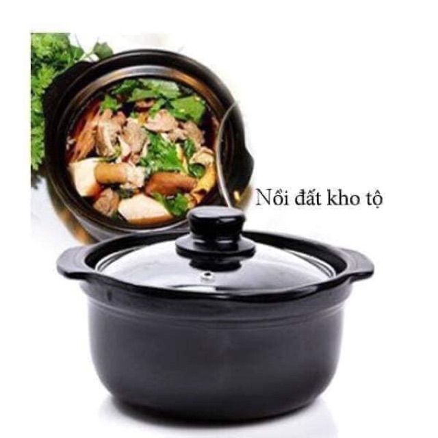 NỒI ĐẤT KHO THỊT CÁ 1L5