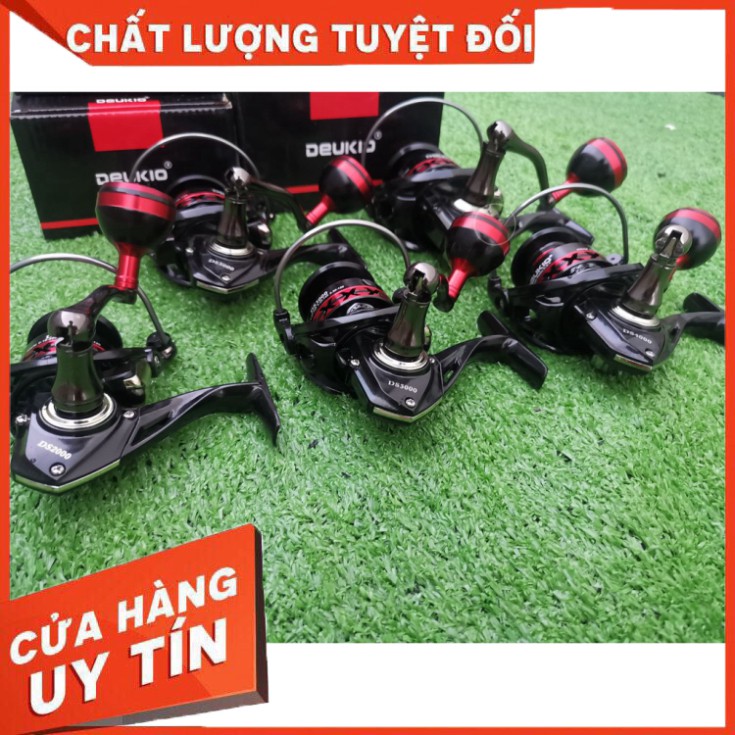 MÁY CÂU CÁ DEUKIO DS TAY QUAY NÚM TRÒN CỰC ĐẸP - Đồ Câu Hoàng Sơn Liên Hệ 0931.753.917