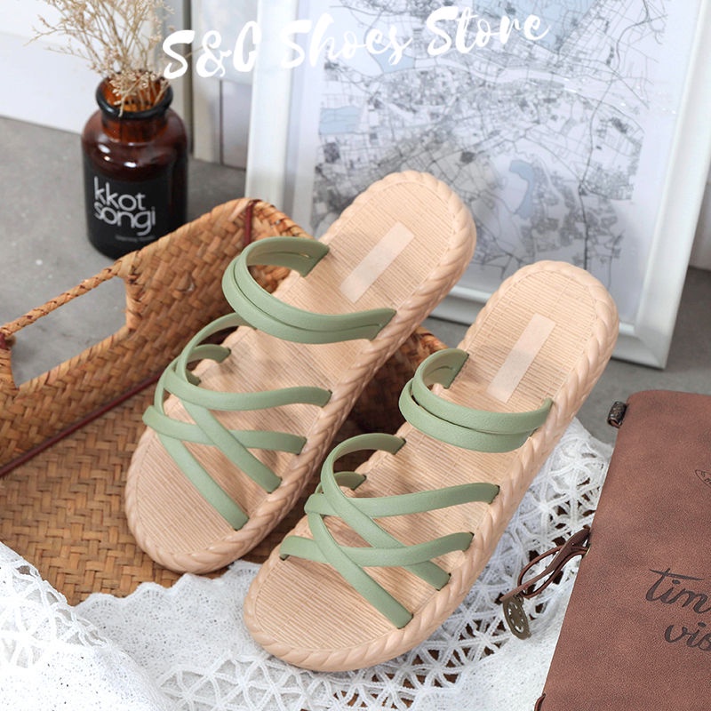 Dép Sandal Nhựa Chống Thấm Nước Thoải Mái Hai Chiều Chất Lượng Cao Thoải Mái Thời Trang Dành Cho Bạn Nữ