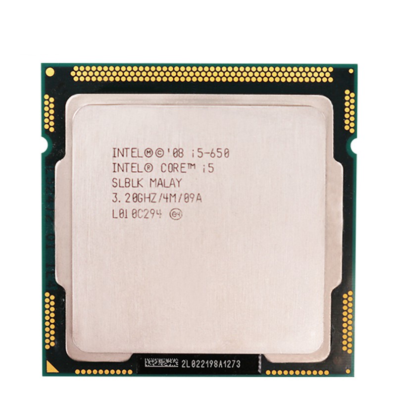 Máy trạm lõi kép Intel Core i3 530 540 550 560 i5 650 750 760 i7 860 870 CPU LGA 1156 Pin CPU