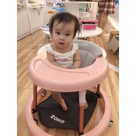 Xe tròn tập đi ZOKO xuất nhật,gấp lại dễ dàng thuận tiện mang đi xa,dễ dàng thay đổi độ cao cho bé,an toàn và tiện dụng