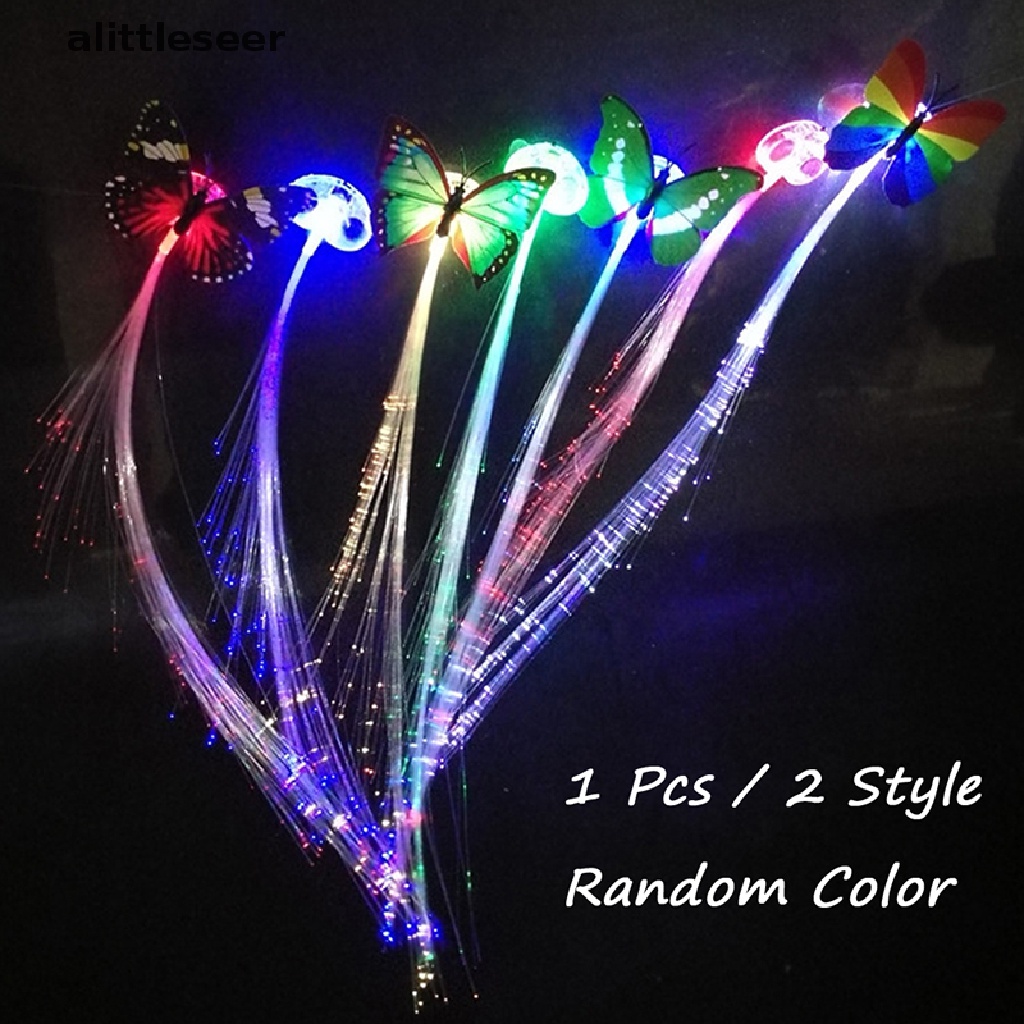 Kẹp Tóc Sợi Lụa Có Đèn LED Phát Sáng Độc Đáo