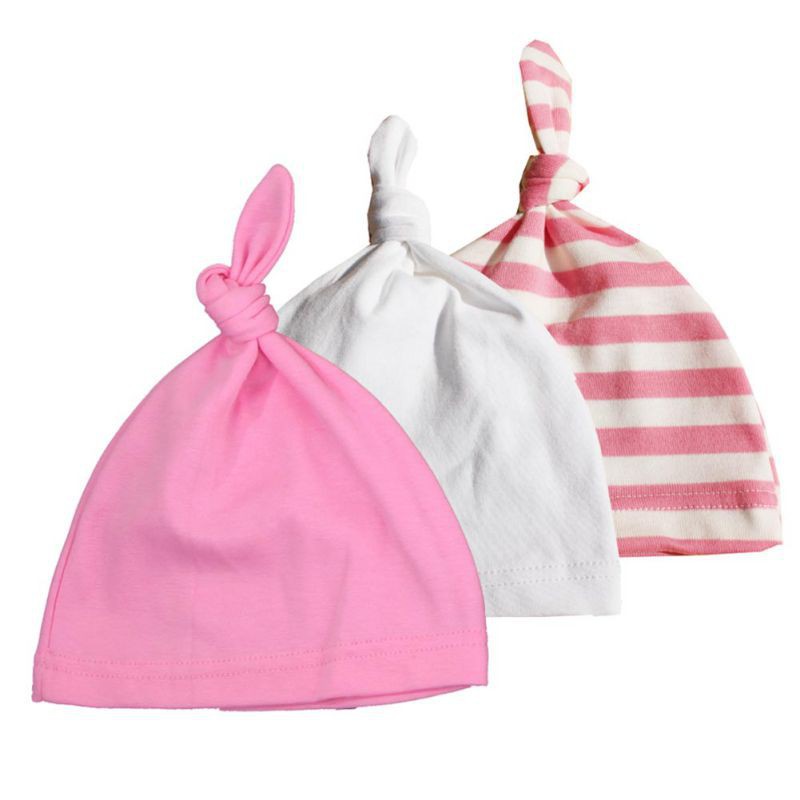 Bộ 3 mũ cotton mềm mại ấm áp cho bé
