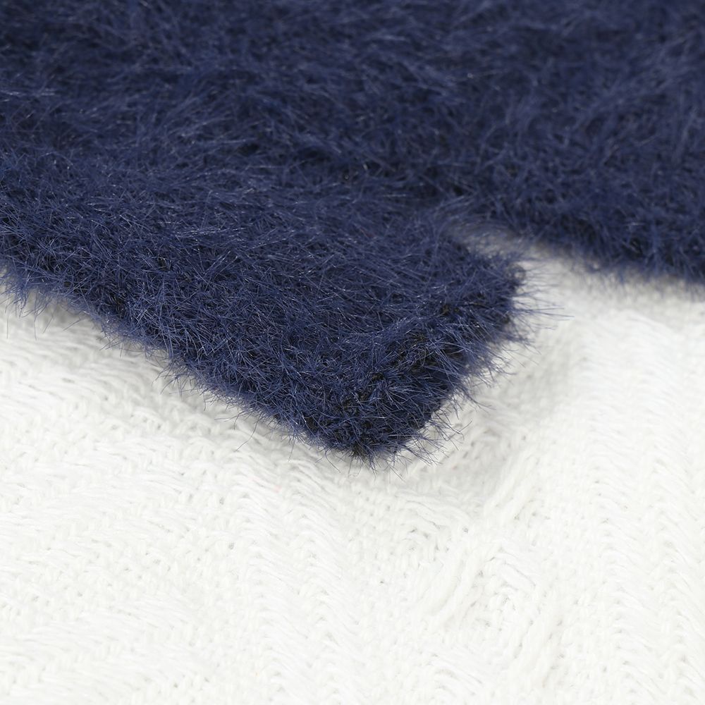 1 Đôi Găng Tay Len Hở Ngón Màu Sắc Đơn Giản