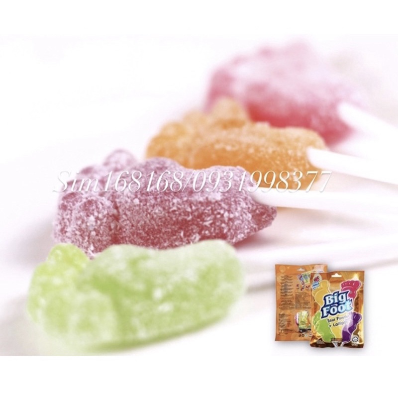 kẹo que big food bàn chân 1cái