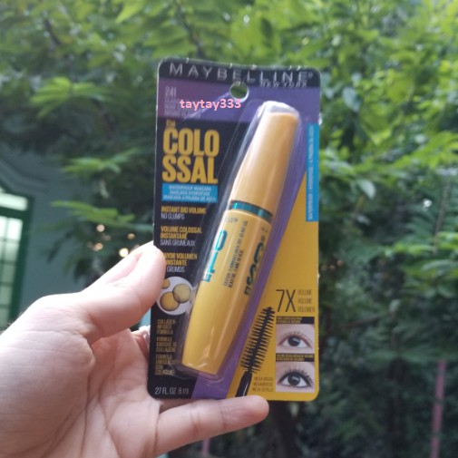 Mascara Dưỡng Mi Collagen Dày Mi gấp 10 lần Maybelline New York Colossal Waterproof 9.2ml