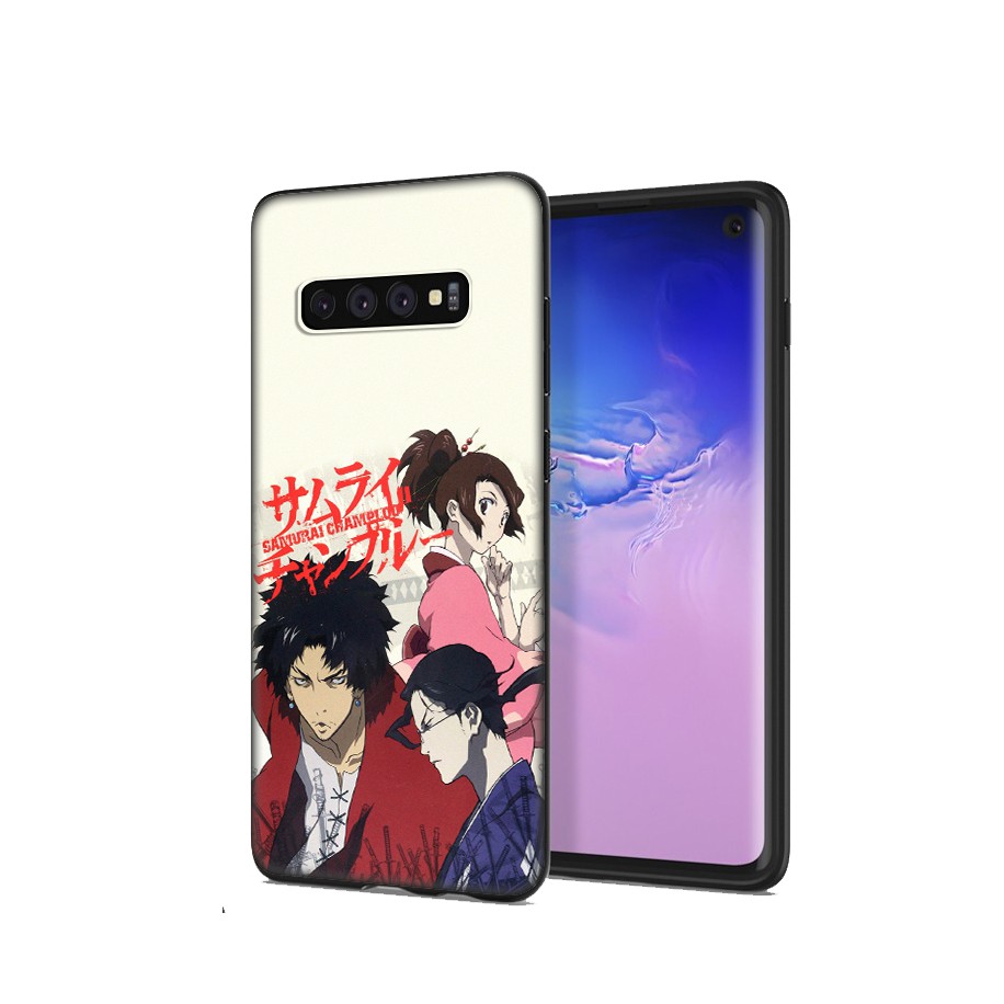 Samsung Galaxy S10 S9 S8 Plus S6 S7 Edge S10+ S9+ S8+ Casing Soft Case 77SF Samurai Champloo Anime mobile phone case