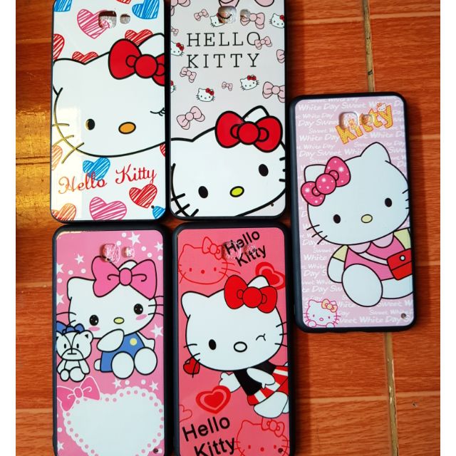 Ốp lưng Samsung J7 Prime Viền dẻo hình hello kitty 4d cao cấp