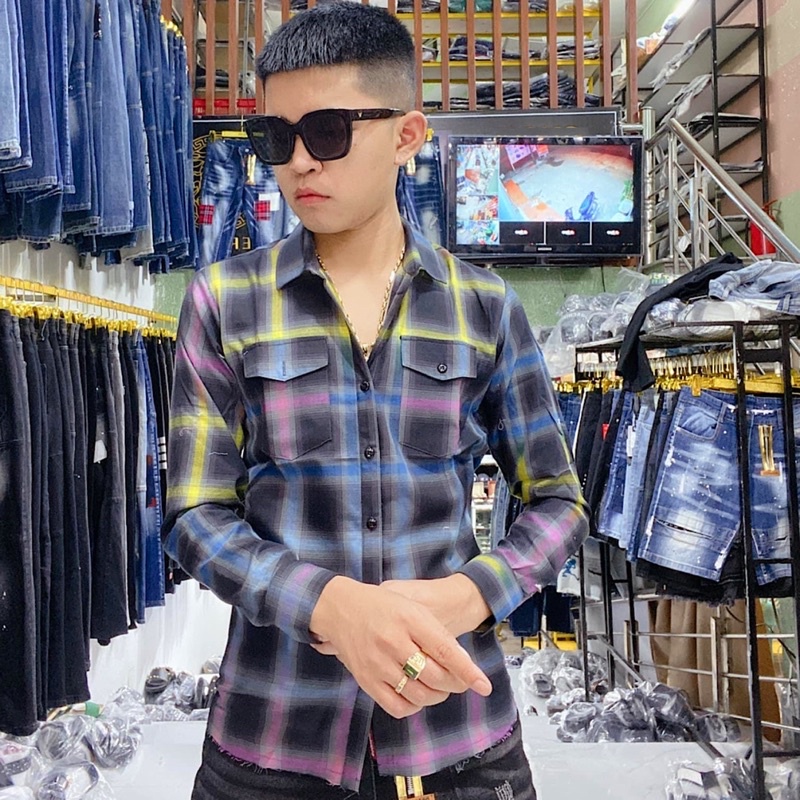 Sơ Mi Loang Màu Cao Cấp