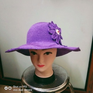 Mũ vành rộng sợi thô(hàng handmad)