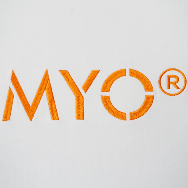 Áo Thun Đẹp MYO Vải Cotton Thêu Hình Core Black/White