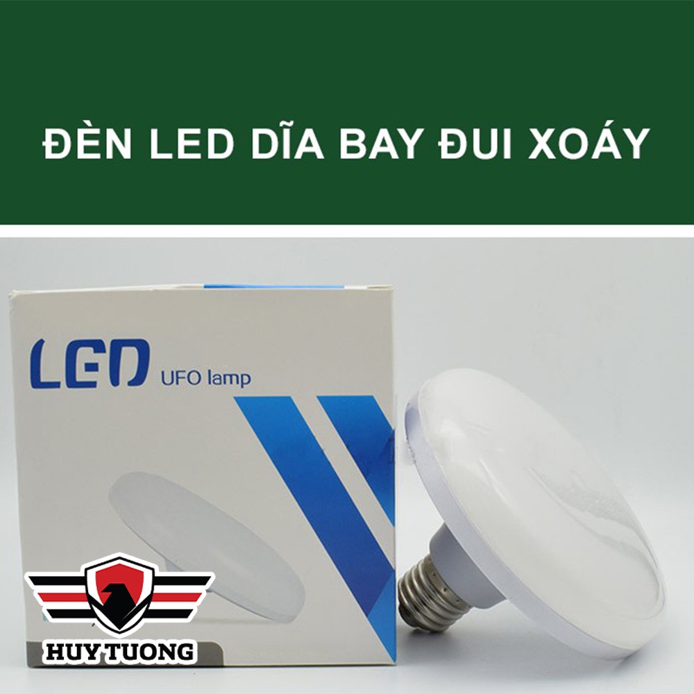 Đèn Led đĩa bay đui xoáy ánh sáng trắng ( 18W - 24W - 36W - 50W ) cao cấp - Huy Tưởng | BigBuy360 - bigbuy360.vn
