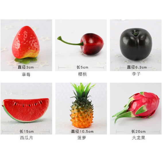 Mô hình quả trái cây cao cấp đẹp túi hoa quả đẹp