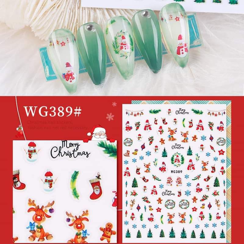 Hình dán 3d noel, hình dán giáng sinh