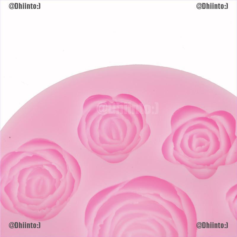 Khuôn silicon làm bánh kẹo socola tạo hình hoa độc đáo dễ thương