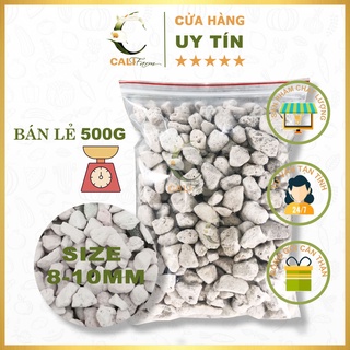 Đá Pumice đá bọt Namix Size 8-15mm tách lẻ túi zip 500gram