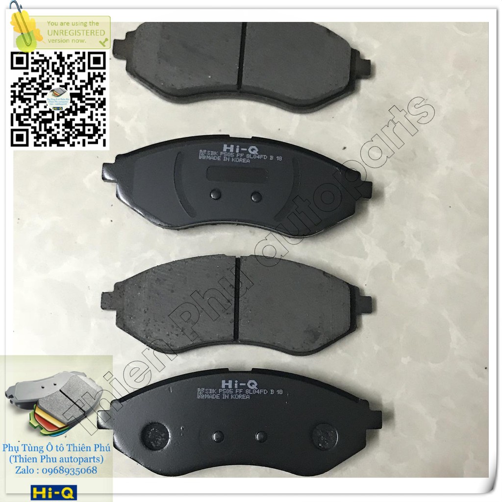 Má phanh chính hãng Hi-Q cho Gentra trước  + Aveo + Matiz  + Spark .Bố thắng trước.96534653 9653465