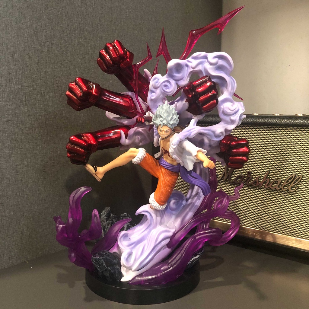 Figure / Mô hình Luffy Gear 5 32 cm có LED