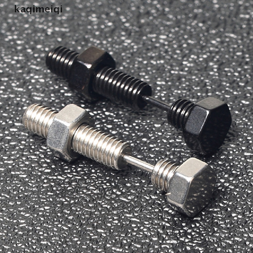 [KAQ] 1PC Punk Nail Screw Ear Stud Earrings Unisex Helix Ear Piercings Jewelry Gift GJL