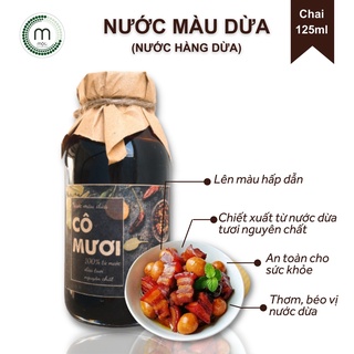 Nước màu dừa (nước hàng) - kho thịt cá MỘC nguyên chất cao cấp 125ml - Cù Lao Tân Thới