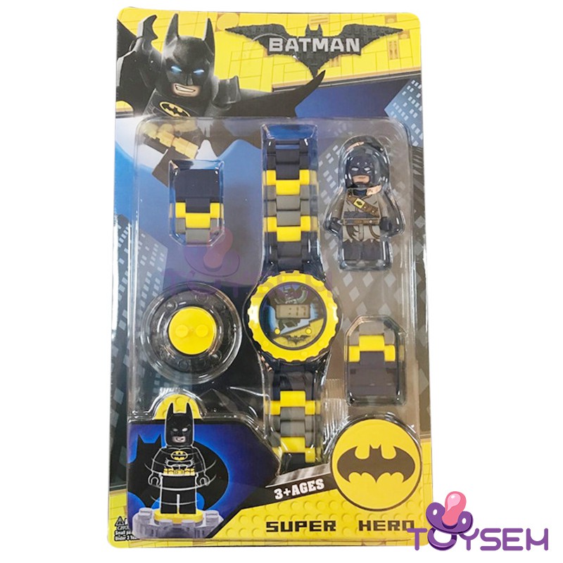 Đồ chơi trẻ em đồng hồ biến hình siêu nhân Toysem xoay 360 xem giờ và ngày tháng - Quà tặng sinh nhật, thôi nôi cho bé